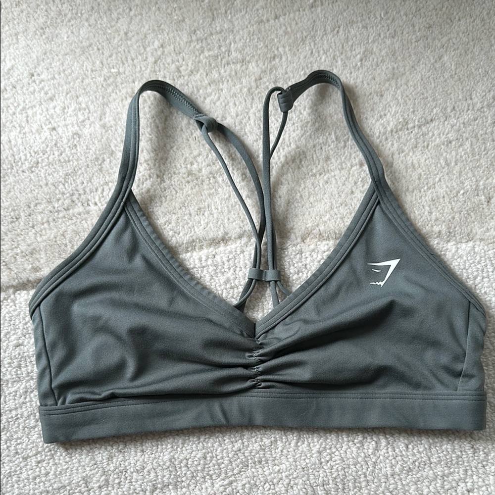 Green Gymshark Sports Bra